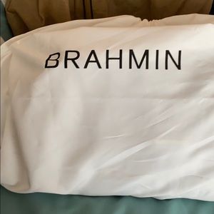 Black Brahmin alligator embossed crossbody purse